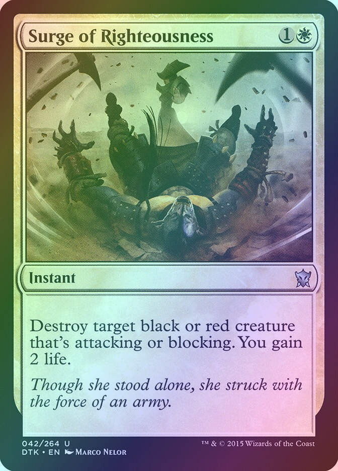 Surge of Righteousness (DTK) (42) / Foil