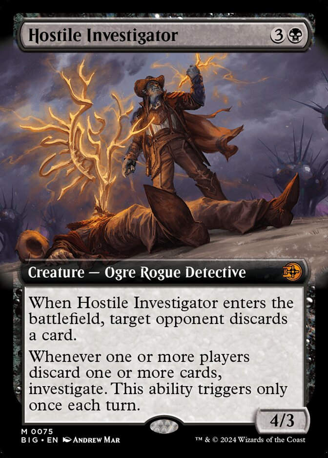Hostile Investigator (BIG) (75) / Extended Art