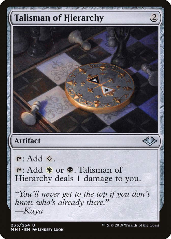 Talisman of Hierarchy (MH1) (233)