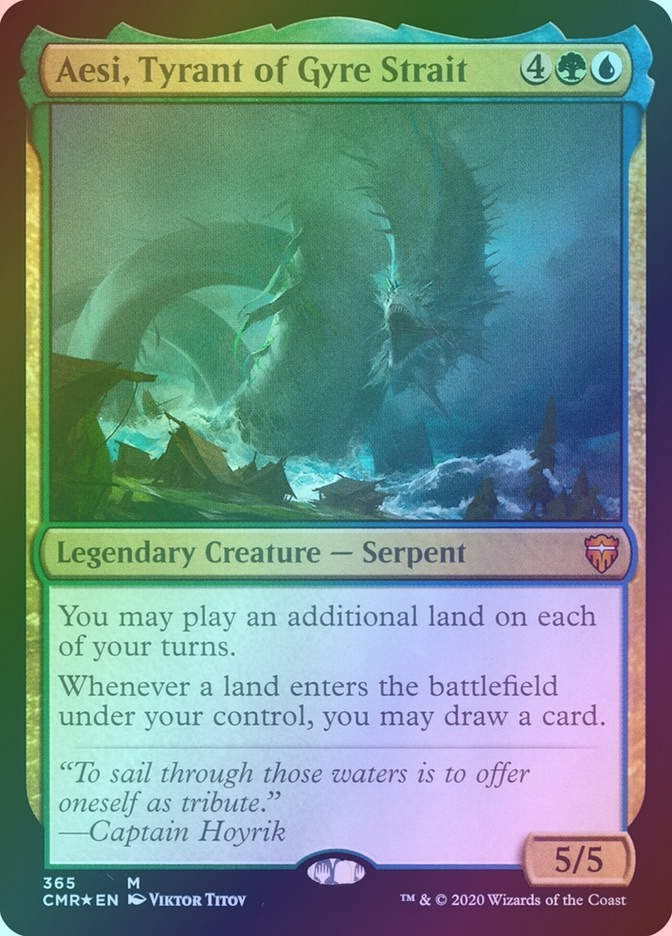 Aesi, Tyrant of Gyre Strait (CMR) (365) / Foil