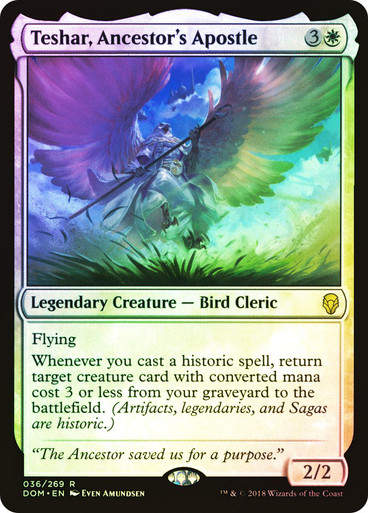 Teshar, Ancestor's Apostle (DOM) (36) / Foil