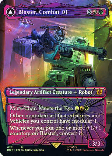 Blaster, Combat DJ // Blaster, Morale Booster (BOT) (22)  / Foil