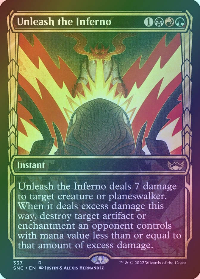 Unleash the Inferno (SNC) (337) / Showcase / Foil