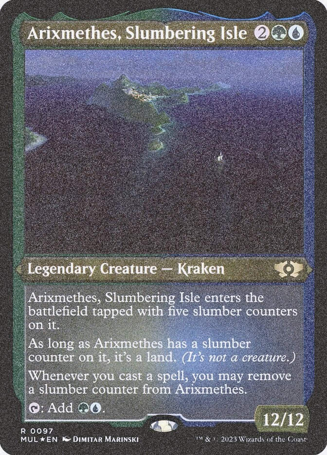 Arixmethes, Slumbering Isle (MUL) (97) / Foil Etched
