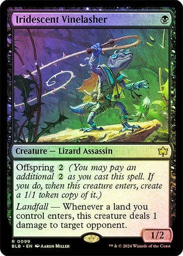 Iridescent Vinelasher (blb) (99) / Foil