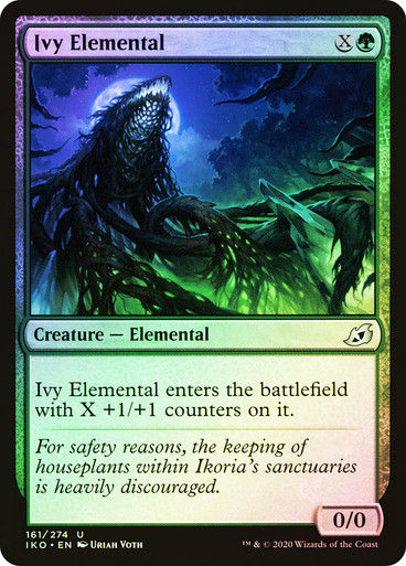 Ivy Elemental (IKO) (161) / Foil