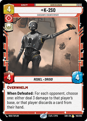 K-2SO - Cassian's Counterpart (SOR_#145/252)