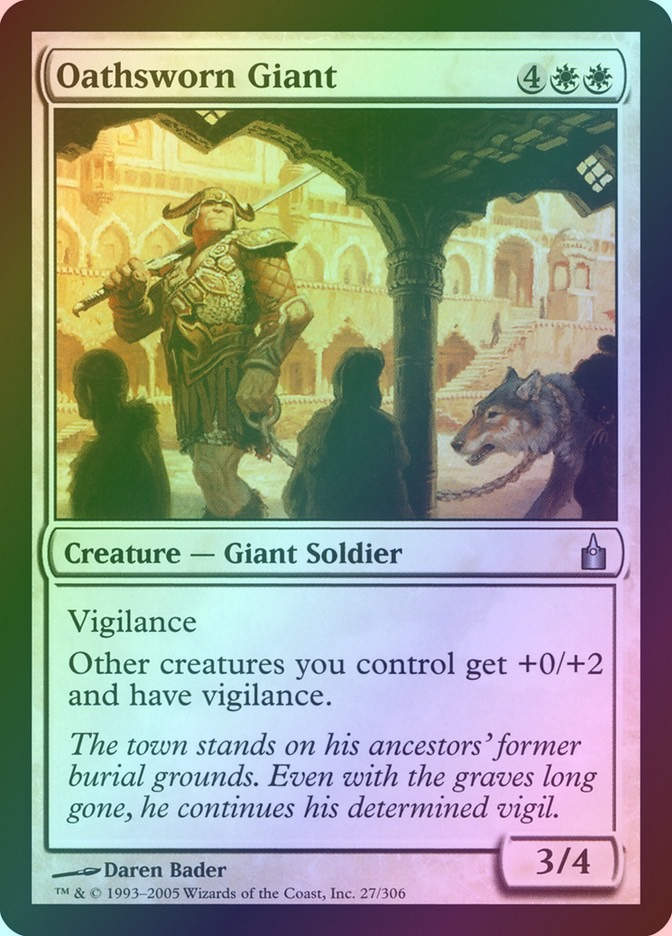 Oathsworn Giant (RAV) (27) / Foil