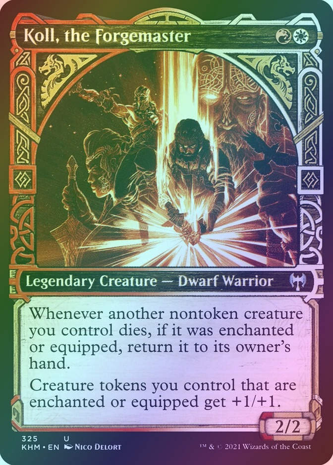 Koll, the Forgemaster (KHM) (325) / Showcase / Foil