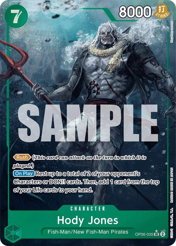 Hody Jones (035) (Alternate Art) (OP06-035) / Foil