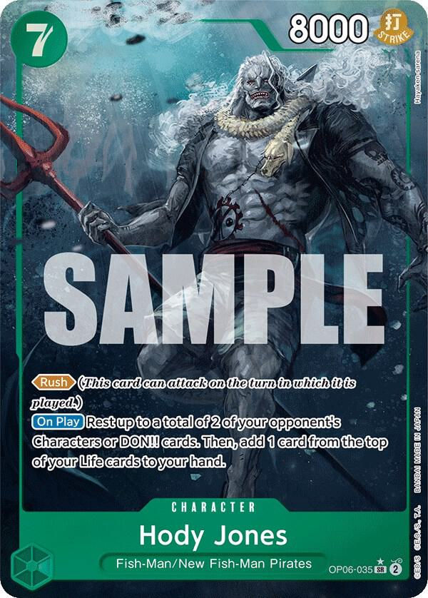 Hody Jones (035) (Alternate Art) (OP06-035) / Foil