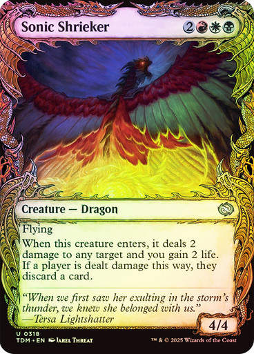 Sonic Shrieker (TDM) (318) / Foil / Showcase