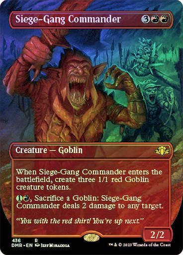 Siege-Gang Commander (DMR) / Borderless / Foil