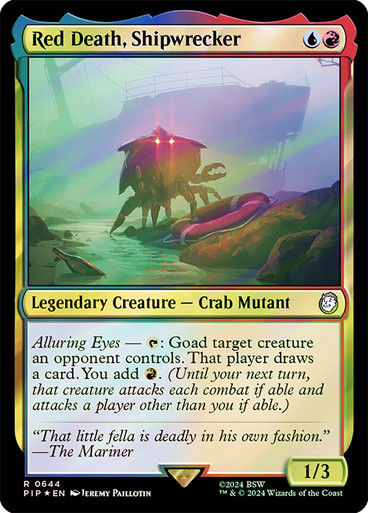 Red Death, Shipwrecker (pip) (644) / Surge Foil