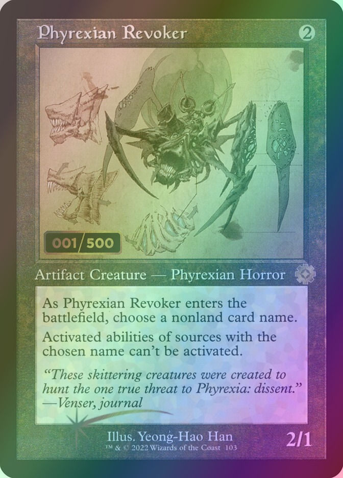 Phyrexian Revoker (BRR) (103z) / Serialized