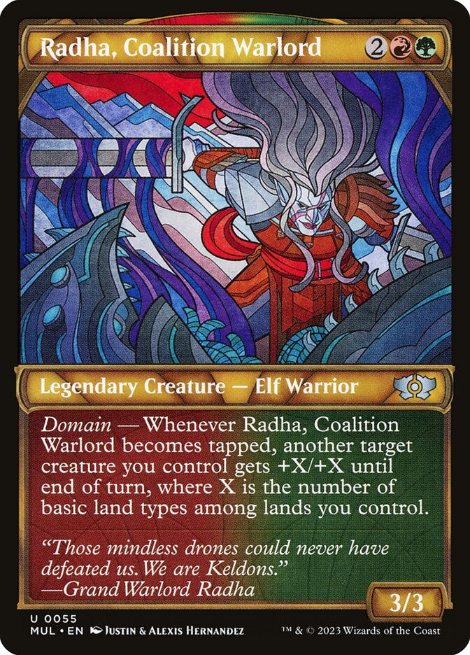 Radha, Coalition Warlord (MUL) (55) / Showcase