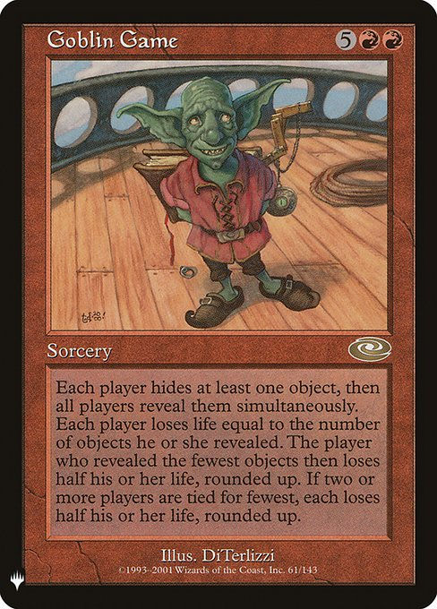 Goblin Game (PLST) (PLS-61)