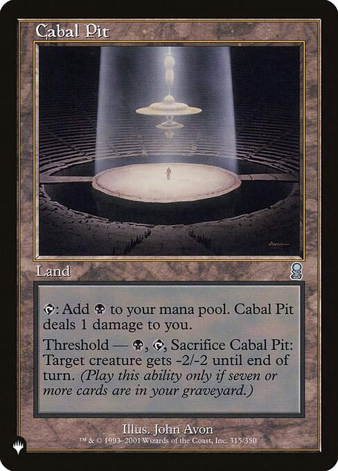 Cabal Pit (PLST) (ODY-315)