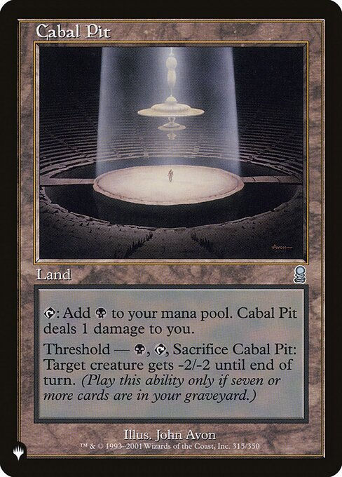 Cabal Pit (PLST) (ODY-315)