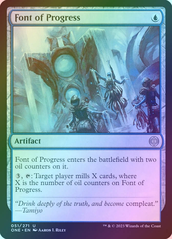 Font of Progress (ONE) (51) / Foil
