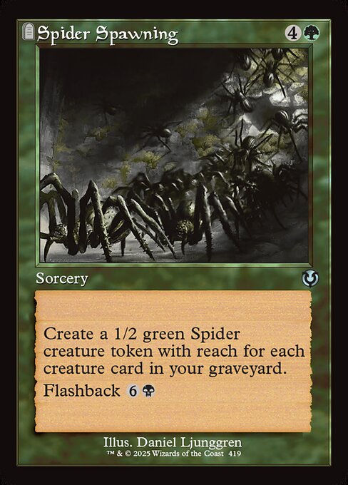 Spider Spawning (INR) (419) / Retro Frame