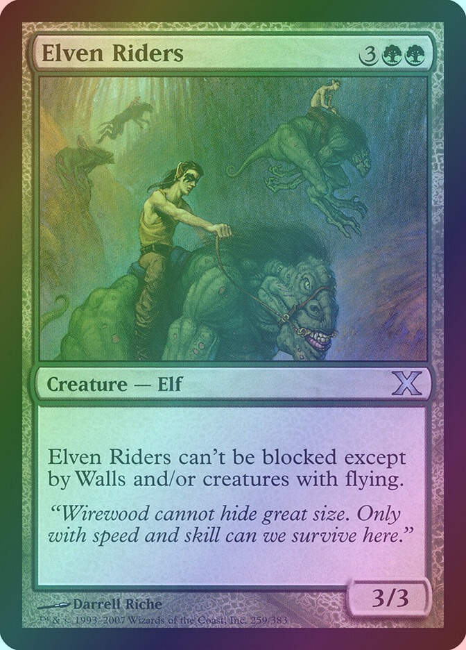 Elven Riders (10E) (259) / Foil