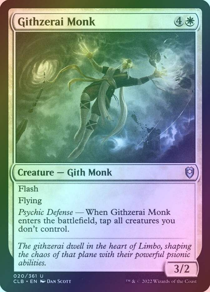 Githzerai Monk (CLB) (20) / Foil