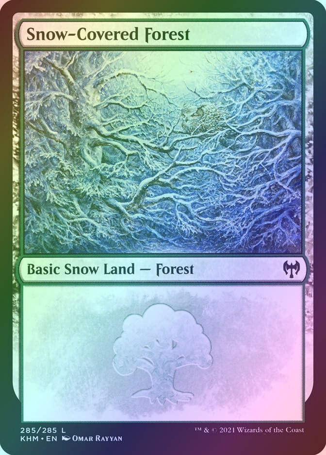 Snow-Covered Forest (KHM) (285) / Foil