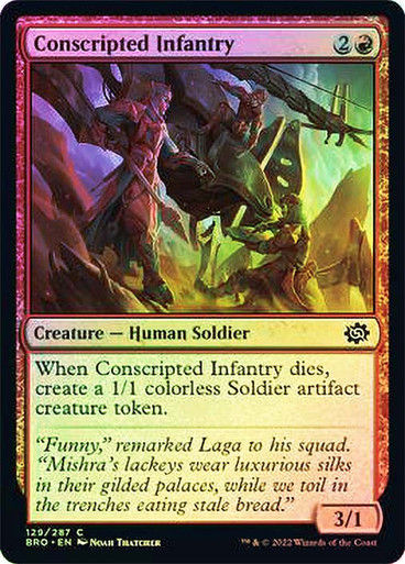 Conscripted Infantry (BRO) / Foil