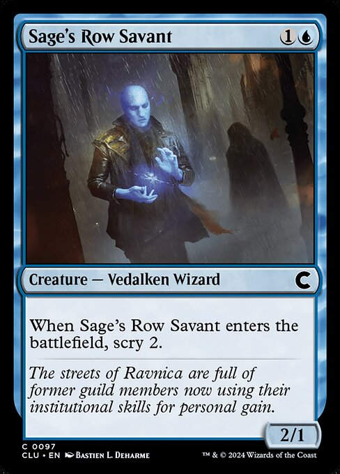 Sage's Row Savant (clu) (97)