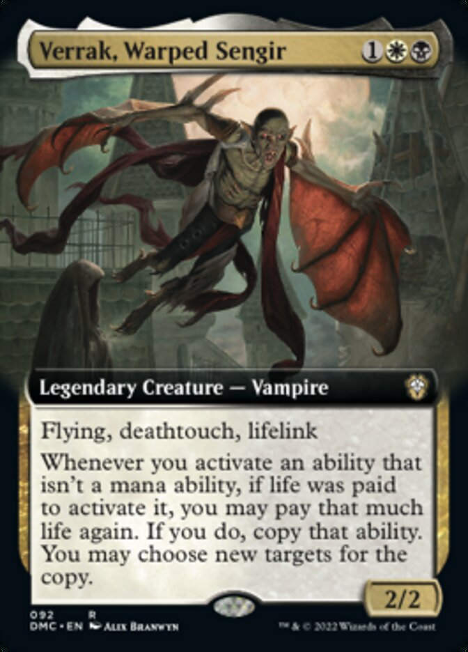 Verrak, Warped Sengir (DMC) / Extended Art