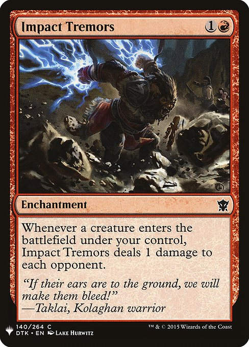 Impact Tremors (PLST) (DTK-140)