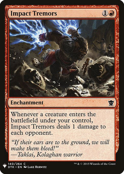 Impact Tremors (PLST) (DTK-140)