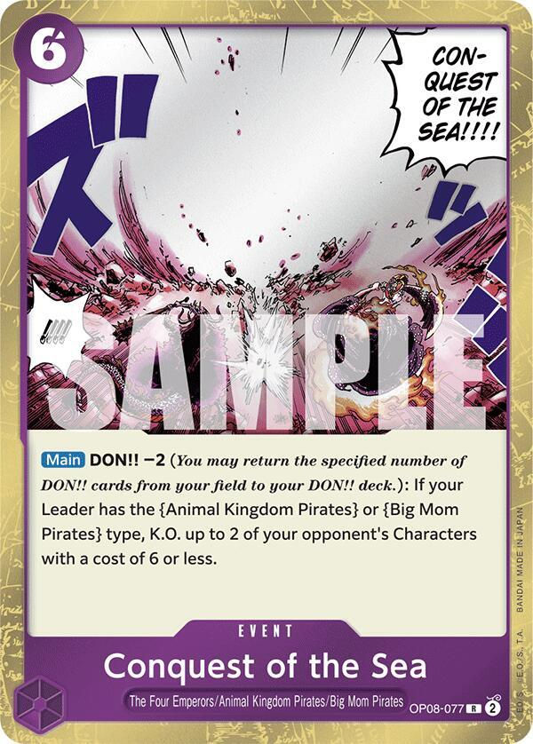 Conquest of the Sea (OP08-077) / Foil