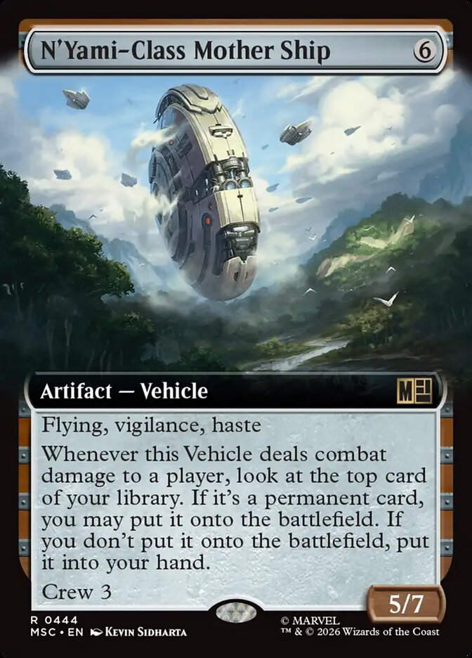N'Yami-Class Mother Ship (MSC) (444) / Extended Art