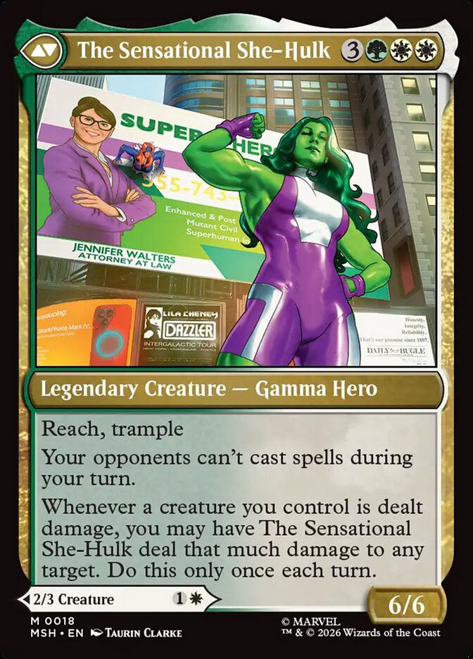 Jennifer Walters // The Sensational She-Hulk (MSH) (18) — cara 2 de 2