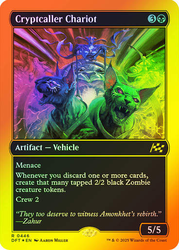 Cryptcaller Chariot (DFT) (446)  / First Place Foil