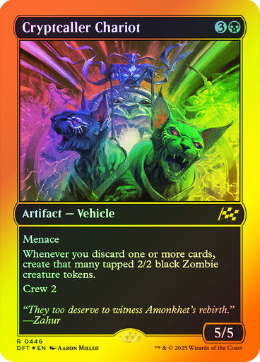 Cryptcaller Chariot (DFT) (446)  / First Place Foil