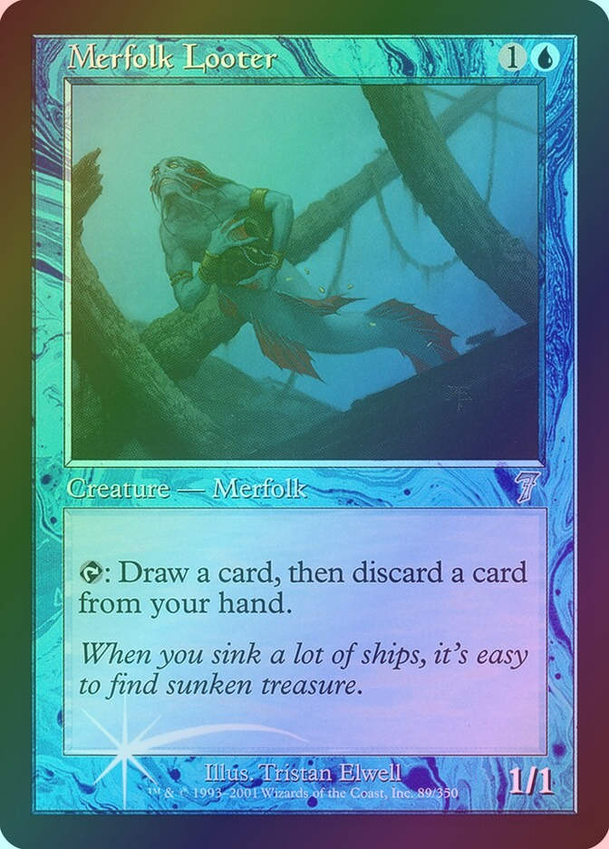 Merfolk Looter (7ED) (89★) / Foil