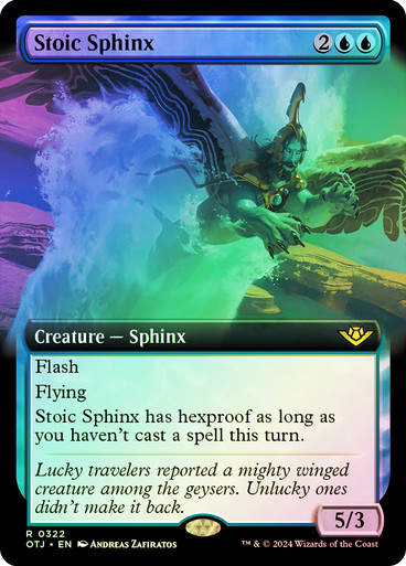Stoic Sphinx (otj) (322) / Foil Extended
