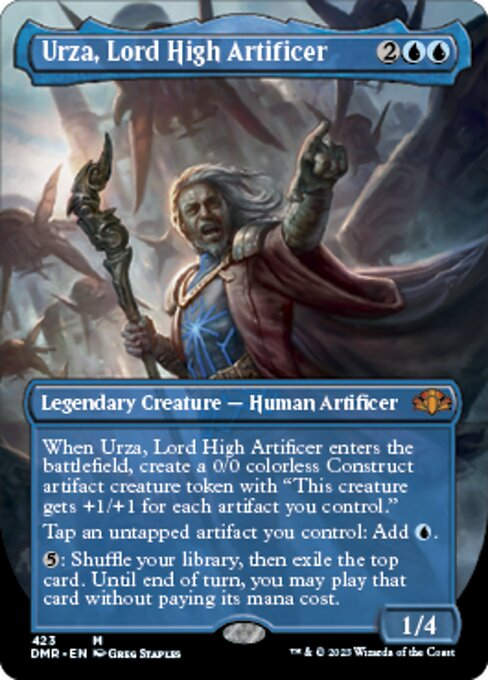 Urza, Lord High Artificer (DMR) / Borderless