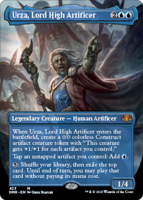 Urza, Lord High Artificer (DMR) / Borderless
