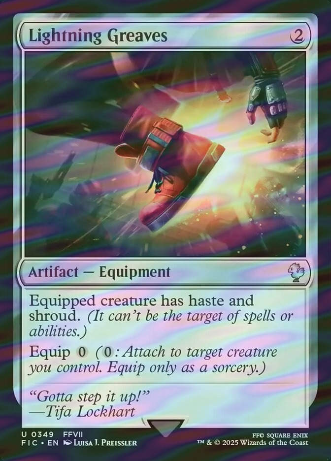 Lightning Greaves (FIC) (349) / Surge Foil