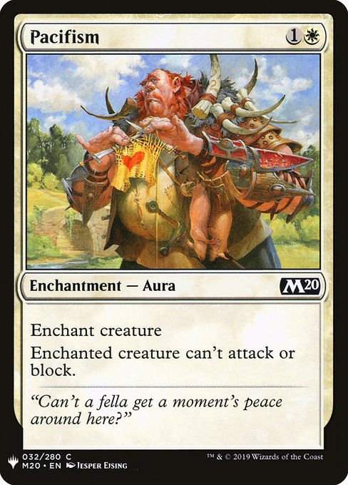 Pacifism (PLST) (M20-32)