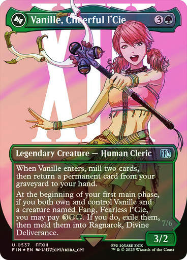 Vanille, Cheerful l'Cie (FIN) (537) / Borderless / Surge Foil
