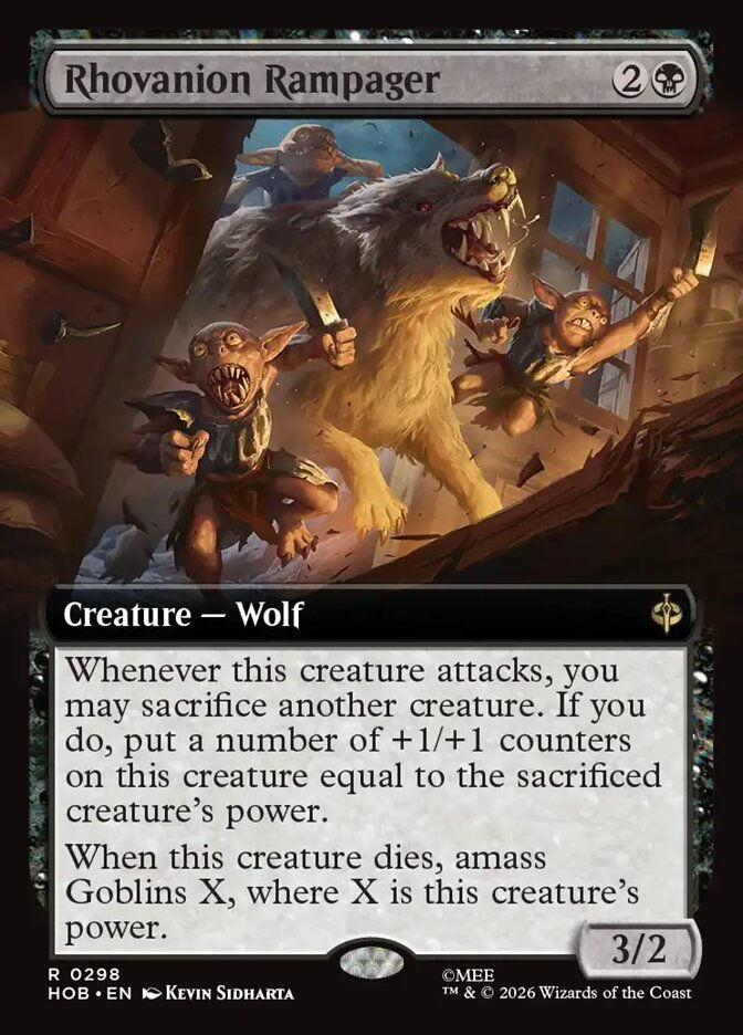 Rhovanion Rampager (HOB) (298) / Extended Art
