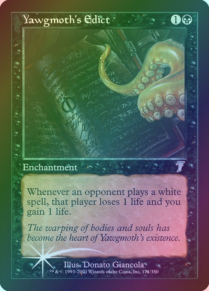 Yawgmoth's Edict (7ED) (171★) / Foil