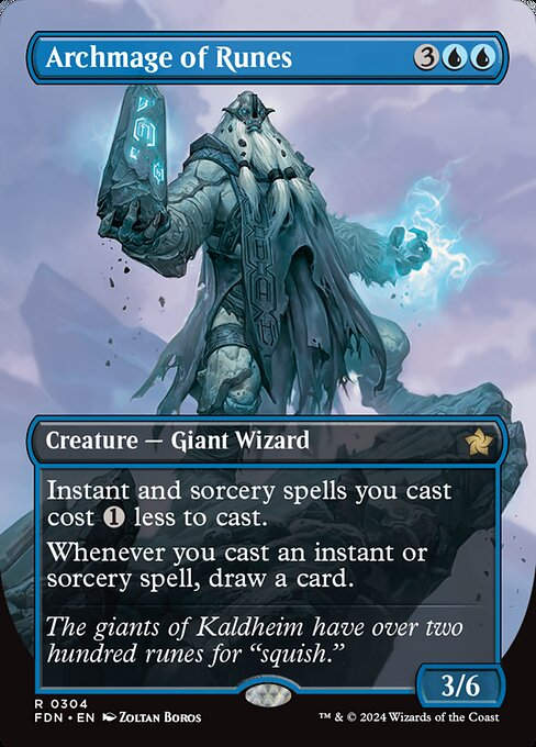 Archmage of Runes (FDN) (304) / Borderless