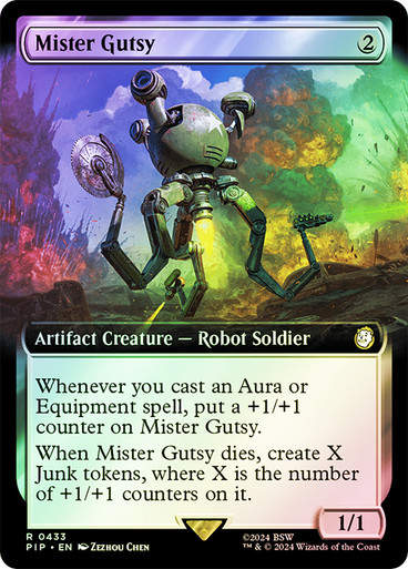 Mister Gutsy (pip) (433) / Extended Art Foil