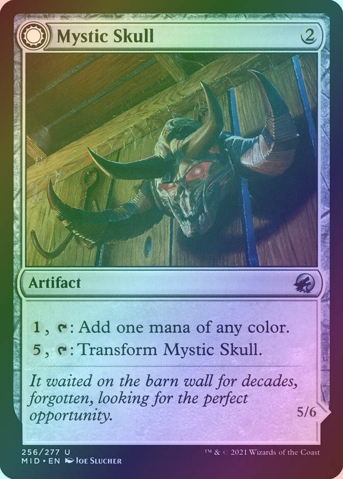 Mystic Skull // Mystic Monstrosity (MID) (256) / Foil
